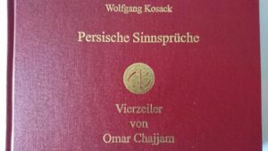 WARUM EINE NACHDICHTUNG VON OMAR? Ich weiss, dass eine dem Original angemessene Uebertragung niemals erreicht werden kann. Warum also wurde dieser so oft übersetzte persische Dichter neu nachgedichtet? Die Antwort ist einfach: Jede Epoche verlangt ihren eigenen Omar. So gibt es viele "richtige" Uebersetzungen und Nachdichtungen, und erst die Summe aller dieser Werke (vermehrt um die im Dichtwerk tief verborgenen, schlummernden Anlagen, die bisher noch nicht herausgefunden wurden) könnten als richtige, besser: endgültige Uebersetzungen des Textes angesrpochen werden. Dieser Idealzustand ist bei Omar noch längst nicht erreicht.