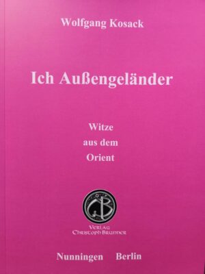 Mein alter Freund, der Türke Lokmân, sagte einmal bei einer Unterhaltung in kleiner gemischter Runde ganz spontan: Ich nicht verstehen. Ich Außengeländer. Das wurde bei uns zum geflügelten Wort, wenn es ums Lachen und um Mißverständnisse ging. Ja, leider: Wir Deutschen waren ja ‚Innengeländer’. Als Inländer sprachen und verstanden wir Deutsch, kannten deutsche Sitten und Gebräuche, den deutschen Amtsschimmel in den Behörden, die Justiz, das Arbeitsamt, die Polizei, das Ausländeramt (so hieß es damals), besonders auch die Fragen nach Arbeitserlaubnis, Aufenthalt, Einbürgerung usw. Wir halfen anderen und auch Lokmân aus dem Wirrwarr, so gut wir konnten. Lokmân sprach als Türke sehr flüssig Deutsch, litt einiges unter den Ämtern und dachte viel nach. Er war gebildet. Später erzählte er uns Witze aus dem Orient. Hier sind einige davon, die ich aufgeschrieben und behalten habe. Berlin, 1. März 2023 Dr. Wolfgang Kosack