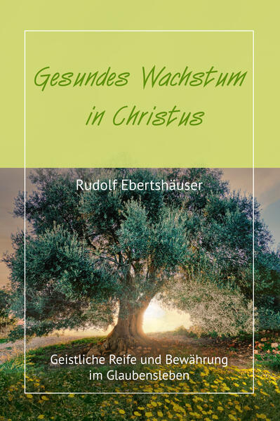 Wenn ein Kind Gottes eine gewisse Stabilität und Reife im Glaubensleben erreicht hat, ist sein geistliches Wachstum nicht abgeschlossen. Gottes Geist will uns weiterführen zu beständigem geistlichem Wachstum, damit wir »hinwachsen zu Christus« (Eph 4,15). Wir Männer und Frauen des Glaubens sollen im geistlichen Sinn von »Jünglingen« zu »Vätern« heranwachsen, und dieses weiterführende Wachstum ist das Thema dieses Buches. Es will praktische biblische Hilfestellung geben, geistlich gesehen zur »vollen Mannesreife« in Christus (Eph 4,13) fortzuschreiten, die auch die Voraussetzung für einen fruchtbaren Dienst für Gott ist.