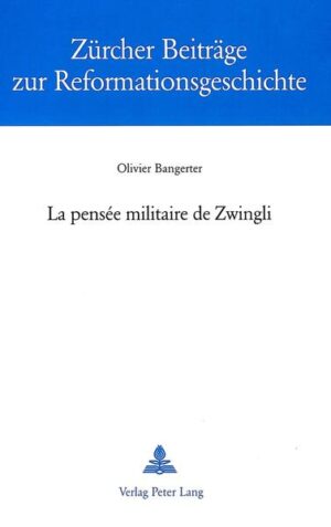 Zwingli est connu comme le premier Réformateur de Suisse, mais aussi pour avoir trouvé la mort sur le champ de bataille de Kappel. Il a été actif dans le domaine militaire, tant par son action que par ses écrits. Cependant, sa pensée militaire n’avait encore jamais été étudiée à fond. Le présent ouvrage analyse ses œuvres d’avant sa conversion, ses écrits contre le mercenariat et ses plans opérationnels. Il prend aussi en compte l’action de Zwingli et la relie à sa pensée, tant dans sa lutte contre le mercenariat que dans ses projets militaires et sa conception de la paix intra-confédérale. Cela permet de relativiser l’expression «guerre de religion», trop souvent utilisée à tort pour les guerres de Kappel. Les années 1515-1531 permettent de mieux éclairer la pensée de Zwingli. La fragile paix entre Zurich et les V Cantons crée un statu quo confessionnel et politique qui perdurera jusqu’à la chute de l’Ancien Régime en 1798. Zwingli se situe au cœur de ces années décisives pour la Suisse d’aujourd’hui.