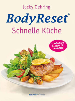 Schlank werden ist nicht schwer, schlank bleiben dagegen sehr. Mit dem neuen Buch „BodyReset - Schnelle Küche“ fällt es aber viel leichter! Nachdem das erste Kochbuch von Jacky Gehring zu ihrem Erfolgsprogramm gegen Übergewicht, Cellulite und Haarausfall innert Kürze den 1. Platz der Schweizer Bestsellerliste eroberte, bringt die Bestsellerautorin nun ihr zweites Kochbuch auf den Markt. Darin finden sich 100 leckere Rezepte für eine gesunde und genussvolle Langzeiternährung. Keine Kalorien oder Punkte zählen und keine fade Diätkost! BodyReset eignet sich für alle: Frauen und Männer, Kinder oder Senioren, Über- und Untergewichtige, Fleischliebhaber und Vegetarier. Die 100 BodyReset-Rezepte sind schnell, schmackhaft und unkompliziert. Sie sind für aktive, lebensfrohe Menschen gedacht, die fit, schlank und gesund bleiben möchten. BodyReset basiert auf einer säure- und kohlenhydratarmen Ernährung, mit der Sie in die richtige Balance kommen. Mit diesem Kochbuch können Sie den langsamen Gewichtsabbau fortsetzen und weiter abnehmen. Über 100 gesunde, leckere und schnelle Rezepte, alle in maximal 30 Minuten zubereitet und frisch auf den Tisch.