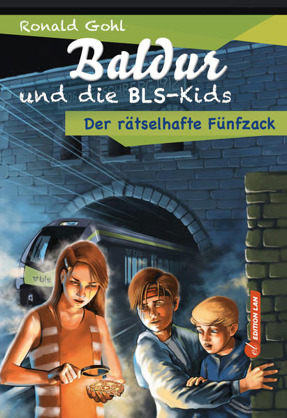 Die Buchreihe «Baldur und die BLS- Kids» umfasst zehn Bände - BLS steht für die Vornamen der beiden Jungen Baldur und Levin und des Mädchens Sina. Auf Zeitreisen geht's ins Mittelalter, zu den Römern, Kelten, Pfahlbauern, Mammuts oder in die Zeit von Napoleons Feldzug. Die spannenden Geschichten sind ein Mix aus historisch wirklichen Figuren und Ereignissen sowie abenteuerlicher Fiktion der drei Kinder. Der rätselhafte Fünfzack: Die drei Kinder Baldur, Levin und Sina entdecken in der Beatushöhle einen geheimnisvollen, goldenen Fünfzack- Stern. Nach einer merkwürdigen Begegnung mit dem letzten Kaiser von Rom, dem 15jährigen Romulus Augustus, finden sie heraus, dass mit diesem Pentagramm Zeitreisen möglich sind. Offenbar soll es noch mehr fünfzackige Sterne geben, welche dem Besitzer grosse Macht verleihen. Deshalb sucht auch Janoschka Janoff, ein gefährlicher Geheimagent, nach den Pentagrammen. Die Kinder reisen ungewollt durch die Zeit ins Jahr 1908 zurück, als der Lötschberg- Eisenbahntunnel gebaut wurde. Im Gasterntal finden sie in einem Versteck den zweiten goldenen Stern und verhindern eine Katastrophe. Doch Janoff verfolgt die Kinder auch in der Vergangenheit.