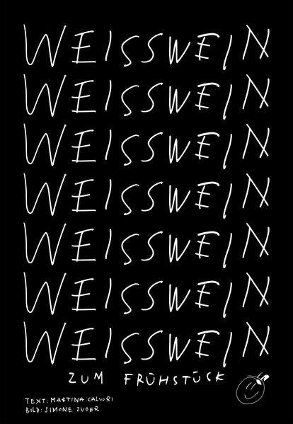 Das Ticken der Uhr, das Surren der Lampen, das Rascheln der Buchseiten, das Blubbern des Nudelwassers, alles wird zur Nervenprobe. Das Gestern ernährt sich aus dem Vorgestern und dem Gestern davor. Prognosen, Kurven, Wellen, das unbekümmerte Zwitschern der Vögel, es ist zum Verrücktwerden in den eigenen vier Wänden, eigentlich sind es fünf - die Decke mitgezählt, die uns auf den Kopf fällt. Wir liebäugeln mit der versperrten Tür. Caluoris dichte Texte, in denen jedes Wort Gewicht hat und jede Andeutung Beachtung verdient, treffen wie sonst nichts die Stimmung von einem oder zwei viel zu langen Jahren. Charaktere, die verloren im Chaos des immer gleichen Alltags versinken, vom Sturm der Einsamkeit weggeweht werden. Dazu setzen Simone Zügers Illustrationen mit rauem Charme erhellende Kontrapunkte. Es entsteht - nicht zuletzt weil es der Leserin, dem Leser selbst überlassen bleibt, die Illustrationen den Texten zuzuordnen - ein lustvolles Hin und Her, mal melancholisch, mal voll Hoffnung, mal tieftraurig, mal nostalgisch. »Weißwein zum Frühstück« thematisiert den kollektiven Lagerkoller als Tour de force aus Alltagssplittern zwischen Menschenhunger und Todesanzeige, Innigkeit und Beziehungstod: Die Liaison mit der Zimmerpflanze. Die Priesterin einer Privatkapelle aus rosaroten Klopapierrollen. Die Schweizer Chinesin, die im Linienbus plötzlich angefeindet wird. Die Laborratte, die keinen Schlaf findet und durch bodennahe Schießscharten aus Milchglas nach draußen späht, wo das Gras so ätzend grün ist, weil die Kinder aufgehört haben zu spielen.