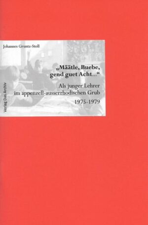 Mitte der siebziger Jahre des vorigen Jahrhunderts verlässt ein junger Lehrer die Stadt Basel, um auf dem Land - im appenzell-ausserrhodischen Grub - eine Stelle als Dorfschulmeister anzutreten. Die Schule, die er hier antrifft, unterscheidet sich von Vielem, was er bisher erlebt hat
