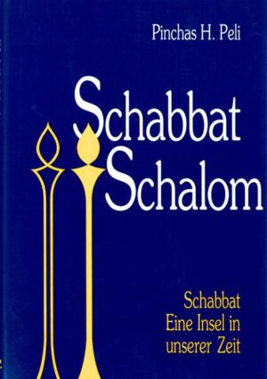 Schabbat Schalom von Pinchas Peli ist ein philosophischer Versuch den heiligsten Tag im Judentum zu erfassen. Der Sabbat ist der 7. Tag der Woche, der G“tt geweihte Ruhetag. So ist er ein Ruhetag, an dem keine Arbeit verrichtet wird. Und gerade seine Einhaltung ist eines der Zehn Gebote. Und genau so beginnt auch dieser Tag wie alle Tage im jüdischen Kalender am Vorabend und dauert von Sonnenuntergang am Freitag bis zum Eintritt der Dunkelheit am folgenden Samstag. Auch trägt er schon in der Bibel einen eigenen Namen. Während die übrigen Wochentage im Hebräischen bis heute mit Zahlen benannt sind. Die traditionelle jüdische Sabbatfeier beginnt am Freitagabend zu Hause mit dem Sabbatsegen und einem Festmahl. Der Feiertag beginnt am Abend bei Einbruch der Dämmerung. Orthodoxe Juden verrichten am Sabbat keine Tätigkeiten, die gemäss dem jüdischen Gesetz, der Halacha als Arbeit definiert sind. Es ist unbegreiflich, wie man über das Judentum sprechen kann, ohne dem Sabbat (Schabbat) einen zentralen Platz einzuräumen. Der Schabbat ist ein so integraler Bestandteil im Leben des Juden. So lehren die Weisen “ Der Schabbat wiegt alle anderen Gebote auf.“ Nach der Rückkehr aus dem Exil und dem Wiederaufbau des Jerusalemer Tempels erinnerte Nehemia die Juden an das Schabbat Gebot und erliess besondere Massnahmen, um Produktion, Transporte und Handel am Schabbat zu unterbinden. Der im Exil als Unterscheidungsmerkmal etablierte Schabbat musste also offenbar neu verbindlich gemacht werden. Pinchas Hacohen Peli kam 1930 in Jerusalem auf die Welt. Beinahe sein ganzes Leben verbrachte er im Kreis seiner Familie in dieser von ihm geliebten Stadt. Er dozierte als Professor für jüdische Philosophie und jüdische Tradition an verschiedenen Universitäten in Israel und Amerika. Er hielt auf der ganzen Welt Vortrage über Tora, jüdisches Denken und aktuelle Themen.