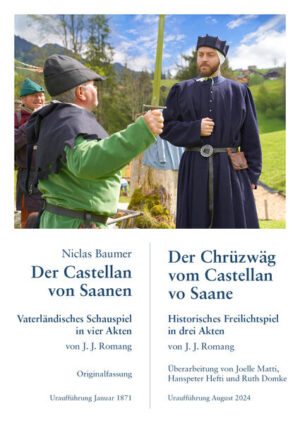 Die ergreifende Sage von Niclas Baumer und der Befreiung des Saanenlandes hat J. J. Romang zuerst zu einer Erzählung gestaltet, die 1857 im «Bund» erschien. Zehn Jahre später, im März 1867, schrieb der Dichter an einen Freund: «Mein erstes Drama ‹Niclas Baumer› muss nun vom Stapel. Ich habe darin eine der schönsten Rollen, einen opferfreudigen Frauencharakter, unserer lieben, seligen Mutter zu Ehren, Käthchen Würsten getauft.» Den Stoff, den die Sage ausführlicher überliefert als der Geschichtsschreiber, hat Romang in meisterhafter Weise dramatisch behandelt. Er durfte mit Recht stolz sein auf sein Schauspiel