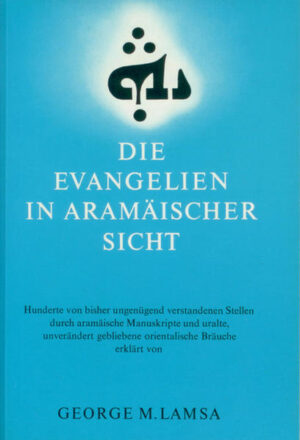 Der Autor Dr. George M. Lamsa wuchs im altbiblischen Milieu Zentral-Kurdistans auf. Das Aramaeische war seine Muttersprache, wie es auch jene von Jesu und der Apostel war. Nachdem er die Archbishop of Canterbury's Colleges in Persien und der Türkei absolviert und die Universität von Istanbul besucht hatte, emigrierte er nach Amerika wo er seine Studien fortsetzte und an der Pennsylvania-Universität abschloss und Professor für Aramaeisch wurde. Die vielen Unterschiede zwischen unseren westlichen Bibelfassungen und dem ihm vertrauten aramaeischen Urtext liess ihn den Entschluss fassen, als Erster die noch nie in eine westliche Sprache übersetzte Estrangelo-Peschitta seiner Heimat, nach intensivem Studium aller erreichbaren Manuskripte, ins Englische zu übertragen. Das vorliegende Buch in deutscher Sprache eröffnet uns eine Fülle von neuen Einsichten in die damaligen Sitten und Gebräuche wodurch mancher uns im Westen unverständliche Bibelvers eine ganz andere Bedeutung bekommt. Auch wird mancher Christ mit Erstaunen lesen können wie das 'VATER UNSER' aus dem Munde Jesu klang.