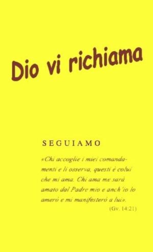 "Dio vi chiama" (volume 1) e "Dio vi richiama" (volume 2) sono libri devozionali con messaggi per ogni giorno. Questi due straordinari libricini appartengono al piu' emozionante di quello che da tanto tempo è apparso nella nostra lingua. Abbiamo ritrovato nei loro versi paracleti (confortanti) del Vangelo di Giovanni (cap.14,15,16) l'aiuto e la guida che Gesù Cristo ha promesso nei momenti più difficili e decisivi. Infatti, la nostra persistenza quali creature di Dio è piu' che mai messa in discussione dal momento della creazione dell'uomo. Pertanto, questi libri toccano profondamente voi, come tutti gli altri, aiutando coloro che, tra le molte prove del nostro tempo, "hanno orecchie per sentire" e ritrovare la strada originaria della salvezza per ritornare a Dio. Possono oggi in molti ancora essere toccati dagli appelli alla riflessione e al pentimento e possono essere risvegliati a loro volta, per rivolgersi deliberatamente a Dio e per partecipare alla sua gioia e alla sua pace. I libricini consigliati costituiscono una trascrizione dai libri tedeschi «Ich rufe euch» e «Ich rufe Euch noch einmal», a sua volta derivanti dai libri di lingua inglese «God Calling» e «God at Eventide» da lungo stimati in tutto il mondo da tutte le principali fedi e pubblicati di continuo in Inghilterra, come anche in America. (Disponibili in tedesco tramite «www.neuerjohannesverlag.ch» in Svizzera, Germania e Austria). Alcuni dei nostri lettori possono essere sorpresi dalla forma-personale delle comunicazioni. Tuttavia, essa non è tanto impossibile da quello che probabilmente si crede, poiché anche il Prof. Dr. Emil Brunner, Zurigo, uno dei principali teologi, era convinto che Dio non solo in tempi passati ha parlato per bocca dei profeti e degli apostoli, ma ancora oggi parla a noi individui del ventunesimo secolo. Ma al fine di rilevare se un messaggio proviene davvero dallo Spirito Santo, dobbiamo confrontare la moltitudine che si illude di trasmettere le Sue Parole, con la Bibbia, prendendola come un punto di riferimento. Ciò che non è in accordo con essa, deve essere respinto. Su questo si basa pure il suo libro «Unser Glaube» (Zwingli-Verlag, Zürich 1939)