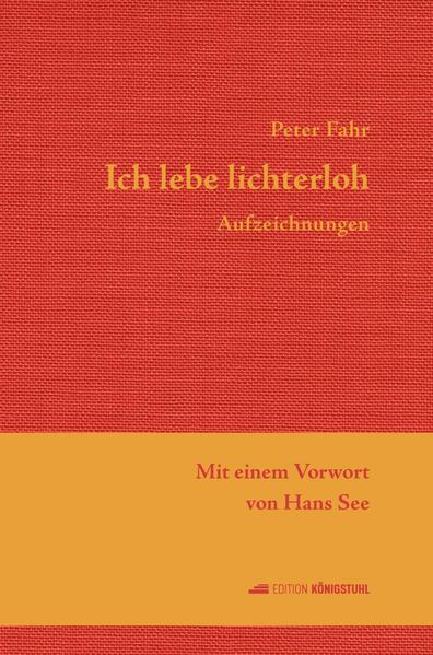 “Ich lebe lichterloh” ist ein Buch vitaler Welterfahrung. Peter Fahrs Aufzeichnungen faszinieren durch ihre aphoristische Prägnanz. Die vorliegende Auswahl aus vier Jahrzehnten ist das Zeugnis einer poetisch-philosophischen Annäherung an die Wirklichkeit. Scharfsichtig, geistreich und mit einer meisterlichen Sprachkraft ergründet der Autor die Widersprüchlichkeit menschlicher Existenz.