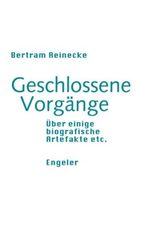 So divers die Formen von Bertram Reineckes Prosastücke sind - Rede, Brief, Recherchebericht, Nachwort -, eines verbindet sie alle: Ihre Verfasser versuchen auf dem schwankenden Boden der Wirklichkeit vermeintlich sicheren Grund in den Volten ihrer Rhetorik zu finden. Statt simpler Und-dann-und-dann-Folgen, die abrollen wie auf Panzerketten, zeigen sich Weltbilder, die so unter Spannung stehen, dass sie ihre Protagonisten zu Gegenentwürfen zwingen. Wie sehr sie sich auch an ein Gegenüber richtet: ihre Rede gerät zu intimer Selbsterzählung, die immer in Gefahr steht, sich durch die eigenen Setzungen selbst zu untergraben. Jede Begründung wird zum Abgrund.