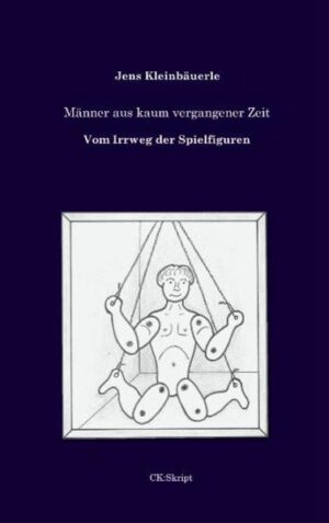 Männer aus kaum vergangener Zeit. In drei fast unglaublichen Geschichten "Vom Irrtum der Spielfiguren", "Das Kinderspiel der Angst" und "Erzählungen eines Liebenden" wird von unterschiedlichen Männern erzählt, deren Gemeinsamkeit es ist, dass ihr Leben von den gesellschaftlichen Umwälzungen in der Zeit nach dem 2. Weltkrieg einschneidend beeinflusst wurde. Jens Kleinbäuerle schildert in fesselnder Weise die unterschiedliche Ausgangslage dieser Männer und wie sie die gesellschaftlichen Einflüsse zu gestalten oder zu meistern versuchen. Alle drei Geschichten bestechen durch einen durchlaufenden Spannungsbogen und durch ihre beträchtliche psychologische Tiefe. "Vom Irrtum der Spielfiguren" lässt den Lehrer Lukas erzählen, welcher aus beruflicher Frustration heraus in einem Gedankenspiel die Gelegenheit ergreift, sich Spielfiguren wie einen Halbstarken, dessen Kommunardinnen, einen Soziologen, einen Politiker und einen Theologen auszusuchen und mit Hilfe dieser Spielfiguren die Öffentlichkeit so zu verängstigen, dass der Politiker in die Lage versetzt wird, die politische Macht zu ergreifen und diese für seine Ziele, zum Vorteil aller Spielfiguren und zu Lasten der Gesellschaft zu nutzen. Jeder kann Erfolge für sich selbst verbuchen, aber keiner kann die politische Macht für sich sichern. Alle scheitern hierbei an dem Irrtum, dem sie erlegen sind.