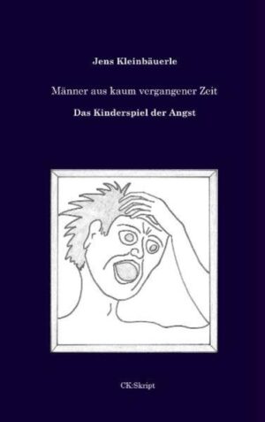 Männer aus kaum vergangener Zeit. In drei fast unglaublichen Geschichten "Vom Irrtum der Spielfiguren", "Das Kinderspiel der Angst" und "Erzählungen eines Liebenden" wird von unterschiedlichen Männern erzählt, deren Gemeinsamkeit es ist, dass ihr Leben von den gesellschaftlichen Umwälzungen in der Zeit nach dem 2. Weltkrieg einschneidend beeinflusst wurde. Jens Kleinbäuerle schildert in fesselnder Weise die unterschiedliche Ausgangslage dieser Männer und wie sie die gesellschaftlichen Einflüsse zu gestalten oder zu meistern versuchen. Alle drei Geschichten bestechen durch einen durchlaufenden Spannungsbogen und durch ihre beträchtliche psychologische Tiefe. "Das Kinderspiel der Angst" erzählt von Thomas, einem Arzt, der seinen Beruf an den Nagel gehängt hat und ein erfolgreicher Jurist geworden ist. Seine Liebesbeziehungen leiden unter seiner Unfähigkeit zur Liebe. Unter dem Eindruck einer lebensbedrohlichen Erkrankung lässt er die wesentlichen Stationen seines Lebens Revue passieren. Doch selbst jetzt hat er noch Schwierigkeiten zu erkennen, dass es seine Lebensangst gewesen ist, welche ihn unfähig zur Liebe gemacht hat und dass diese Angst durch das Verhalten seiner Eltern, durch deren Ichsucht und Lieblosigkeit in ihm gesät wurde und dass diese Eltern wiederum nur Opfer ihrer Zeit waren, die vom „Irrtum der Spielfiguren“ geprägt war.