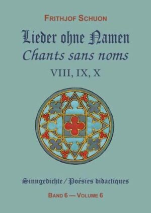 Die deutschen Sinngedichte von Frithjof Schuon bilden eine metaphysische und geistige Gesamtheit, die die wesentlichen Lehren dieses Meisters in einer ebenso zugänglichen wie unmittelbaren Form vereinigt. Die quintessentielle Esoterik, die er uns darbietet, ist von der "Einfachheit" der nackten Wahrheit. Schuons Dichtung verbindet sich mit dieser Einfachheit und lässt das Elixier seiner Weisheit in musikalischer Weise fließen. Diese Dichtung ist direkt-durch die Wahl einer Ausdrucksweise, die vor allem den ästhetischen "Schock" einsetzt, die "mentale Schönheit", um Schuons Bezeichnung der Dichtkunst zu verwenden, und dies erreicht sie durch das Zusammenführen von Urgehalt und Form, durch eine "Musikalisierung" der geometrischen Lehrkonzepte, um damit tief die Seele zu berühren, ohne Umwege oder rhetorische Vorsichtsmaßnahmen. Als solche, in ihrer Einfachheit und Direktheit, mögen diese Gedichte wie eine letzte Barmherzigkeit erscheinen, ein wenig wie eine letzte uns zugeworfene Rettungsschnur