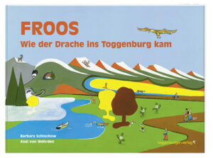 Drache Froos frisst Geisskraut fürs Leben gern. Doch wo kann er es finden? Der junge Froos macht sich auf die Suche und durchstreift die Paradiesinsel, das Wunderland, das gelbe Land, das rote Land bis er endlich im Schlaraffenland fündig wird. Hier gefällt es ihm derart gut, dass er sich zwischen Walensee und Schafberg zur Ruhe legt, wo er immer noch liegt. Ab und zu stösst er ein paar Rauchwölkchen aus, die sich dann wie Nebel über das Toggenburg legen.