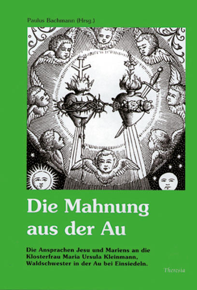 Wer war die Waldschwester aus der Au bei Einsiedeln, die bereits als Kind außergewöhnlicher mystischer Gnaden gewürdigt wurde? Als junge Klosterfrau war sie eine bevorzugte Seele, die zu den höchsten Stufen der Mystik geführt wurde. Visionen und Ansprachen des Himmels waren die Tröstungen im harten Kampf um die Heiligkeit. Die Ansprachen sind uns erhalten, denn die Waldschwester Ursula Kleinmann schrieb getreu alles nieder-im Gehorsam gegenüber ihrem Beichtvater. Nach Veröffentlichung ihrer Ansprachen (Erstauflage 1843) betrachtete man Sr. Maria Ursula Kleinmann als die zweite Margareta Maria Alacoque der Schweiz.