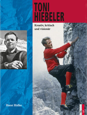 Toni Hiebeler wuchs in Voralberg auf und ging schon als Jugendlicher in die Berge. Die Felswände des Rätikons wurden ihm Kletterschule, und ebendort eröffenete er später hochkarätige Erstbegehungen. Mit Uli Wyss fand er seinen Seilzweiten, ein "Dreamteam", als während eines Bergsommers die schwersten Routen alpenweit meisterte. Durch seine Heirat mit der Bergsteigerin Traudl Rathgeb lief Hieberles Leben in andere Bahnen. Erwurde Redakteur von "Winter" und Bergkamerad" und lektorierte die neu kreierten Alpenvereinsführer. Seine wenn nötig kritische Haltung liess die Szene bald aufhorchen. Toni galt rasch al einer, der sich einmischte. 1961 glückte die erste Winterdurchsteigung der Eiger-Nordwand. Seine noch grössere Leistung war die erste Winterbegehung der "Solleder" an der Civetta-Nordwestwand 1963. Im gleichen Jahr gründete Hiebeler den international ausgerichtetern "Alpinismus", der bald den Ruf der besten deutschsprachigen Bergsteigerzeitschrift innehatte. Es gab nie eine, die den "Alpinismus" übertroffen hätte, genauso wenig, wie es nie einen besseren Alpinjournalisten als Toni Hiebeler gab. Er verfasste über 30 Bücher inklusive des wertvollen "Lexikon der Alpen", fotografiert meisterhaft, hielt exzellente Vorträge, entwickelte Ausrüstung und gab dem Bergsteigen immer wieder neue Impulse.