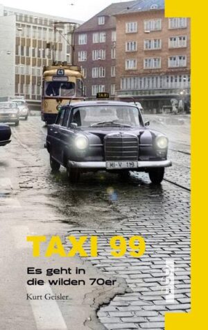 Mit dem Taxi 99 geht es zurück in die wilden 70er Jahre: Der Autor Kurt Geisler verbindet eigene Erinnerungen aus seiner Zeit als junger Taxifahrer mit viel Fantasie zu einer Reihe vergnüglicher Episoden. Hauptrolle darin spielt Tim Kleinschmidt, der als unerfahrener Taxifahrer das schillernde Kieler Nachtleben zu einer Zeit kennenlernt, als Diskotheken wie das Lollipop, Victory, Vanilla Fudge, Tamen-T, Joy und King George aufblühten. Tim Kleinschmidt kutschiert Prominente, Nachtschwärmer und Nachtarbeiter nach der Sperrstunde bis in die frühen Morgenstunden und erinnert dabei an olympische Zeiten, die Kieler Woche, den Kieler Umschlag und den berüchtigten Schrägen Funken.