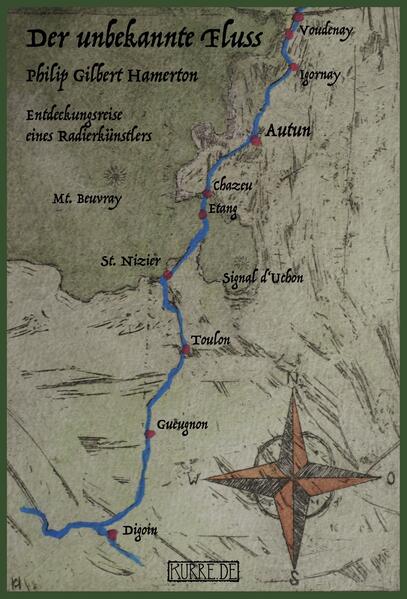 Im Sommer 1866 macht sich der in der Nähe von Autun im Burgund lebende Künstler und Kunstkritiker Philip Gilbert Hamerton mit einem selbstgebauten Kanu daran, den Arroux von Voudenay bis zu seiner Mündung in die Loire bei Digoin hinunter zu rudern. In seinem Gepäck: 60 mit Asphaltlack beschichtete Kupferplatten, in die er während seiner Reise hineinzeichnet. Die 37 schönsten der daraus entstandenen Ätzradierungen verwendet er schließlich, um seine Erlebnisse in dem 1871 in Englisch erschienenen Werk The unknown river zu illustrieren. Es erlaubt einen tiefen Einblick in das Landleben im Morvan des 19. Jahrhunderts und soll mit dieser Übersetzung nun auch dem deutschen Leser zugänglich gemacht werden. In der hier vorliegenden 2. Auflage finden Sie weitere Texte Hamertons, seines französischen Übersetzers Daniel Margottat sowie einen Brief von Ricciotti Garibaldi, die ein noch umfassenderes Bild des damaligen Zeitgeschehens liefern. Der Verkauf erfolgt ausschließlich beim Verlag, d.h. über kurre.de.