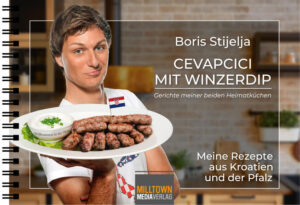 Tauchen Sie ein in die köstliche Fusion der kroatischen und pfälzischen Küche mit Boris Stijeljas erstem Kochbuch. Mit 35 leckeren Rezepten, die von traditionellen Gerichten aus beiden Regionen inspiriert sind, entdecken Sie eine harmonische Mischung aus Aromen und Kulturen. Von herzhaften Spezialitäten wie Pfälzer Saumagen und kroatischen Cevapcici bis hin zu verlockenden Desserts wie Pfälzer Käsekuchen und kroatischem Kremšnita - dieses Buch bietet Ihnen eine kulinarische Reise durch beide Welten. Begleitet von wunderschönen Abbildungen und der einzigartigen humorvollen Note von Boris Stijelja. Lassen Sie sich von den Geschmacksnoten Kroatiens und der Pfalz verführen und erleben Sie eine unvergessliche kulinarische Reise.