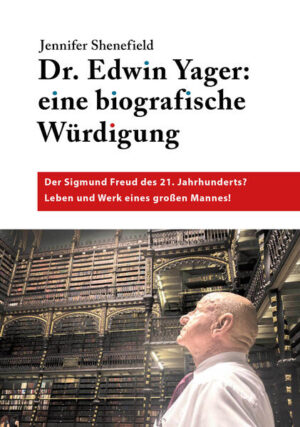 Dr. Edwin Yager ist der Begründer einer effektiven psychotherapeutischen Methode (Der Yager-Code). Mit ihrer Hilfe ist es möglich, vielen Menschen selbst bei hartnäckigen Beschwerden Linderung oder auch Heilung zu verschaffen. Diese Biografie ist eine Würdigung des Lebens und des Wirkens eines außergewöhnlichen Menschen.