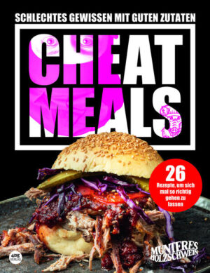 Bestellbar unter shop@4zig.com oder 07129/9229959 … heute machen wir: Cheat Meals – Schlechtes Gewissen mit guten Zutaten! Cheat Meals sind Rezepte für deinen Cheat Day und nichts für jeden Tag. Wie kann man Cheat Meals aufwerten? Mit einer Anleitung, wie du alles selbst zube- reitest. Selbstgemacht schmeckt es nämlich einfach besser und du weißt, was drin ist: Ob Brote, Brötchen, Nudeln, Dips oder Saucen und vieles mehr – mit diesem Buch kannst du alles selbst zubereiten. Bereit für Rezepte, die deine Komfortzone sprengen? Hier gibt es Gerichte, die nicht in ­ deinen Zeitplan passen und Zutaten benötigen, die du nie Zuhause hast – aber genau das macht’s spannend! Also viel Spaß, guten Appetit und gönn dir mal was! Dein Munteres Holzschwein