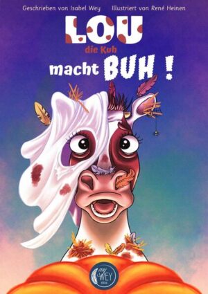 Lou, die Kuh, macht Buh! Eine schrecklich schöne Bilderbuch-Geschichte über das Erschrecken und sich erschrecken lassen. Lou ist die wohl schreckhafteste Kuh der Welt. Und manchmal ärgert sie das sehr. Sie möchte auch mal diejenige sein, die die anderen erschreckt. Also holt sie sich Rat bei ihren Freunden. Doch Erschrecken-Lernen ist nicht leicht, wenn man so schreckhaft ist wie Lou.  