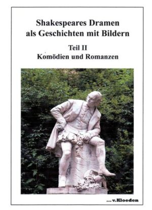 Die bekannten Komödien, Problemstücke und Romanzen: Komödie der Irrungen, Verlorene Liebesmüh, Der Widerspenstigen Zähmung, Zwei Edelleute aus Verona, Sommernachtstraum, Kaufmann von Venedig, Viel Lärm um nichts, Wie es euch gefällt, Die lustigen Weiber von Windsor, Was ihr wollt, Troilus und Cressida, Ende gut, alles gut, Maß für Maß, Perikles, Ein Wintermärchen, Cymbeline, Der Sturm. Mit den 239 Illustrationen von John Gilbert gewährt das Buch eine gute und lesbare Einführung in das Werk Shakespeares. Band I und Band II bringen alle Dramen Shakespeares komplett.