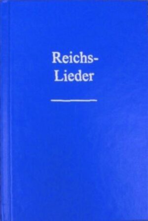 Die Reichslieder sind eine Sammlung christlicher Lieder (Lieder vom Reich Gottes), die während der Erweckungsbewegung in Amerika und England um 1870 entstanden sind und in die deutsche Sprache übertragen wurden. Ergänzt durch Lieder aus dem deutschen Pietismus und klassische Kirchenlieder erschien das Buch in seiner heute noch verfügbaren Form erstmals im Jahr 1909. Die Textausgabe enthält die vollständigen Texte für alle 654 Lieder. Der hohe Gebrauchswert des Buches zeigt sich in seiner Ausstattung mit robustem Balacron-Einband und langlebiger Fadenheftung.