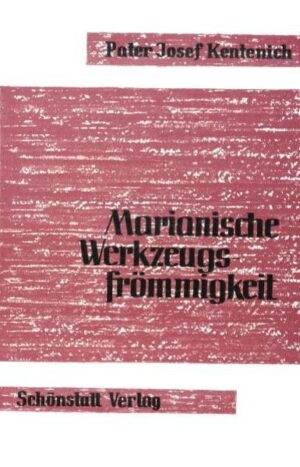 Die Studie über die „Marianische Werkzeugsfrömmigkeit“ wurde von Pater Kentenich 1944 als „Häftling Nr. 29392“ im Konzentrationslager Dachau verfasst. Bevor er im zweiten Teil skizzenhaft nachweist, warum und auf welche Weise der Werkzeugsgedanke in dem Bemühen um Werktagsheiligkeit und Bündnisfrömmigkeit von Anfang an „das Familien¬ideal“ Schönstatts gewesen ist und für alle Zukunft bleiben muss, stellt er in mehreren umfangreichen Kapiteln die Haltung der Werkzeuglichkeit allgemein, dann aber insbesondere in ihrer marianischen Modalität als Lebensform und Erkenntnisquelle des Christen heraus.