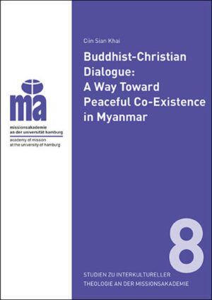 This research focuses on Buddhist-Christian dialogue in Myanmar. The author explores if the initiative for interfaith encounter can help or hinder peaceful co-existence in his country. The close relationship of Christians in Myanmar to the colonial British rulership in the 19th and 20th century can be seen as an impeding factor for today’s relationship between Buddhists and Christians. Reconciliation and forgiveness can only be approached by revisiting the historical memories and by providing detailed information on the conditions of Christian and Buddhist co-existence in the past. A major part of the research are interviews held with Buddhists and Christians in Myanmar questioning their knowledge about each other and evaluating their willingness to a better mutual understanding and to dialogue. Ciin Sian Khai, Baptist pastor in Myanmar, graduated B.Theol. at Zomi Theological College, Falam/Myanmar, B.A. (History) at Dagon University, Yangon/Myanmar, M.Div. at Myanmar Institute of Theology, Yangon/Myanmar, and M.Theol. at the Protestant Theological University, Kampen/Netherlands. For his contribution on Buddhist-Christian dialogue in Myanmar, the Faculty of the Humanities-Dept. of Protestant Theology at the University of Hamburg conferred a doctorate to Rev. Khai.