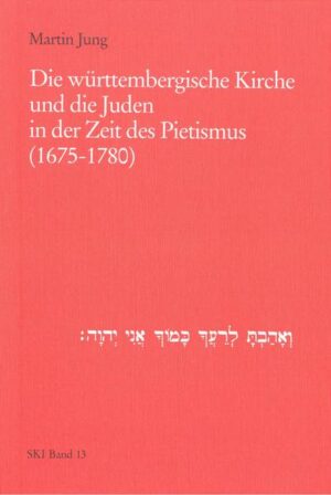 Die Untersuchung ist nicht nur ein Beitrag zur Regionalgeschichte, sondern von Bedeutung sowohl für die Geschichte der Juden in Deutschland und der christlich-jüdischen Beziehungen als auch für die Missions- und Theologiegeschichte sowie für die Pietismusforschung.