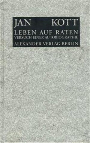 Die Autobiographie des polnischen Literaturwissenschaftlers und Kritikers. "Daß sein Shakespeare heute, sein Gott-Essen nicht nur Erfindungen eines gewaltbesessenen Literaturwissenschaftlers sind - wir hatten es geahnt. Wie direkt sie eigene Erfahrungen widerspiegeln, das belegt diese Autobiographie mehrfach. Es ist auch ein Gedenkbuch, kaum zählbar die Namen derer, die Jan Kott kannte und die umgebracht wurden: von Deutschen und Sowjets, von den eigenen Landsleuten. Das Buch ist atemberaubend spannend, wenn Kott Grenzsituationen schildert: den Brand im Warschauer Ghetto, die Flucht aus dem Transport ins Nirgendwo, die Partisanenzeit und die erbitterten Anstrengungen, unter Hammer und Sichel wenigstens ein Minimum an (innerer) Freiheit zu bewahren." Roland Wiegenstein, Frankfurter Rundschau