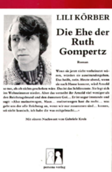 Der dokumentarische Roman beschreibt das Leben der jüdischen Schauspielerin Ruth Gompertz vom Sommer 1932 bis April 1933. Ihr Alltag, die Arbeit am Theater und ihre Ehe mit dem ehrgeizigen "arischen" Arnold sind dem zunehmenden Terror des NS-Regimes ausgesetzt. Sie muß die Vernichtung ihrer beruflichen Existenz erleben und erkennen, daß ihrem Mann die Karriere wichtiger ist als ihre Liebe. Dieser Roman, erstmals 1934 publiziert, war eines der ersten Bücher gegen Hitler.