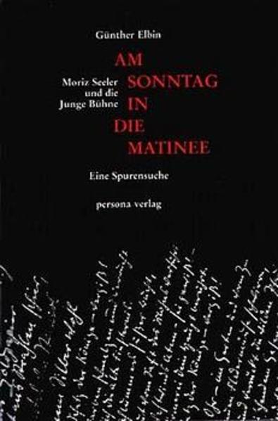 Moriz Seeler (1896-1942) war Regisseur, Theaterleiter, Filmproduzent, Publizist, Dichter, Entdecker und Förderer junger Talente und ein bedeutender Anreger des modernen Theaters. 1921 gründete er in Berlin die "Junge Bühne", deren Aufführungen legendär sind. Seeler schrieb Aufsätze über modernes Theater und zeitgenössische Literatur. 1929 realisierte er zusammen mit Billy Wilder und Robert Siodmak den Film "Menschen am Sonntag". Nach vorübergehender Tätigkeit im "Jüdischen Kulturbund" wird Seeler 1942 von Berlin nach Riga deportert und ermordet.