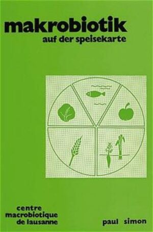 Als Europäer versteht es der Schweizer Paul Simon meisterhaft, die Grundlagen der Makrobiotik für jeden verständlich darzulegen, kurz und knapp und doch umfassend, klar und deutlich, auf den Punkt gebracht. * Er nannte dieses Buch "eine bescheidene Schrift - gleichzeitig ein Nachschlagewerk, ein Kochbuch und eine Rezeptsammlung", die "das Bedürfnis zu einem besseren Verständnis der Makrobiotik befriedigt". * Es ist eine Einführung gleichermaßen in die Theorie wie in die Praxis der Makrobiotik. Die übersichtliche Gliederung, die konsequent das ganze Buch durchzieht, erlaubt es, von Anfang an effektiv mit dem Inhalt zu arbeiten und großen Gewinn daraus zu ziehen - für mehr Lebensfreude, Gesundheit und Wohlbefinden! * Bereits 1980 geschrieben und im Eigenverlag publiziert, war dieses Buch jahrelang Geheimtip und nur Insidern zugänglich.