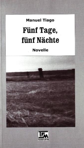 Die Novelle Fünf Tage, fünf Nächte erschien 1975 und thematisiert eine Situation, der sich viele Portugiesinnen und Portugiesen bis zur Nelkenrevolution am 25. April 1974 ausgesetzt fühlten. Der Notwendigkeit zur Flucht über die grüne Grenze. Sei es aus wirtschaftlicher Not, sei es aus Gründen politischer Verfolgung. Das Thema ist bis heute weltweit aktuell. Manuel Tiago beschreibt auf sehr dichte, packende Weise die Unsicherheit, die Anspannung und andauernde Ungewissheit während einer fünf Tage und Nächte andauernden Flucht durch die Berge. Der Autor Manuel Tiago ist ein Pseudonym des langjährigen Generalsekretärs der portugiesischen Kommunistischen Partei, Álvaro Cunhal, der den Weg über die grüne Grenze unzählige Male gehen musste. Auf der Flucht oder im Auftrag seiner Partei. Jahrzehnte seines Lebens verbrachte er im Untergrund.