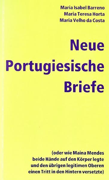 Die Veröffentlichung der von den drei Schriftstellerinnen gemeinsam verfassten „Novas Cartas Portuguesas“ führte 1972 zum wohl größten literarischen Skandal im Portugal der Salazar/Caetano-Diktatur. Das Buch wurde beschlagnahmt und gegen die Verfasserinnen Anklage wegen „Verletzung des öffentlichen Anstands“ erhoben. Das Hauptthema der „Neuen Portugiesischen Briefe“ ist die jahrhundertelange Unterdrückung der portugiesischen Frau. Die Briefe, Gedichte, Prosatexte thematisieren in dreifacher Perspektive verschiedene Facetten weiblicher Lebenserfahrung (Liebe, Ehe, Sexualität, Schwangerschaft, Abtreibung) und reflektieren gesellschaftliche Machtverhältnisse, u.a. Diktatur, Kolonialkrieg, Emigration. Der Prozess gegen die „drei Marias“ führte zu einer weltweiten Solidaritätskampagne. Das in viele Sprache übersetzte, literarisch innovative Werk wurde zu einer der wichtigsten literarischen Bekundungen der internationalen Neuen Frauenbewegung. - „Die ‚Neuen Portugiesischen Briefe’ der drei Marias wurden zur literarischen Vorhut der späteren Revolution.“ (Emma) „Ein Buch voller Schwermut und auch Selbstbewusstsein. Wegen seiner Sinnlichkeit und seiner Intelligenz ist es das Beste, was jemals über die Situation der Frau geschrieben wurde.“ (Newsweek)