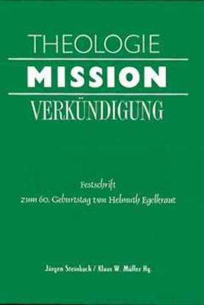 Einer der führenden Vertreter des deutschen Pietismus, der scheidende Rektor der Freien Hochschule für Mission in Korntal, erhält hier von Kollegen, Freunden und Schülern (z. B. Peter Beyerhaus, Siegfried Kettling, Konrad Brandt, Detmar Scheunemann) eine gewichtige Festschrift, die nicht Gelegenheitsarbeiten versammelt, sondern zu den drei Arbeitsschwerpunkten Egelkrauts, Theologie, Mission und Verkündigung, grundsätzliche Beiträge veröffentlicht, etwa über die Zukunft der evangelikalen Missiologie oder über evangelikale Ausbildung im 21. Jahrhundert.