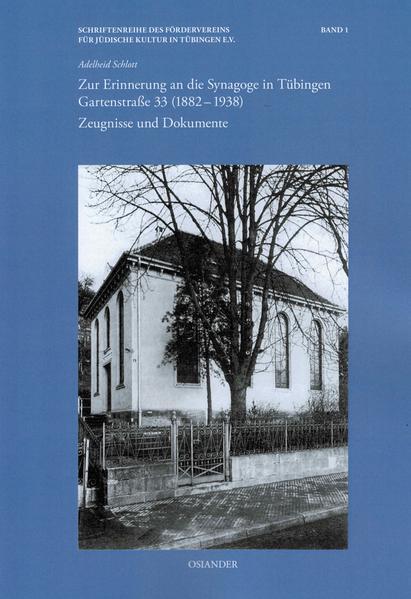 Zur Erinnerung an die Synagoge in Tübingen Gartenstraße 33 (1882-1938) | Bundesamt für magische Wesen