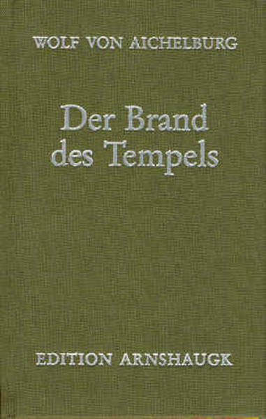 Der Dramatiker Wolf von Aichelburg knüpft an eine österreichische Tradition an, die sich mit Namen wie Grillparzer und Hofmannsthal verbindet. Der Dramenband vereinigt unter dem Titel 'Der Brand des Tempels' sieben Werke antiker Thematik, zwei davon wurden, früher nur im Entwurf vorhanden, erst 1992 vollendet. 'Der Muttermord' (Versdrama), 'Nochmals Odysseus', 'Der Tod des Peregrinos' (beide in Prosa) erschienen 1971 in Bukarest, die übrigen Versdramen 'Helenas Entführung', 'Helenas Heimkehr', 'Medeas Kinder', 'Der Brand des Tempels' werden erstmals veröffentlicht.