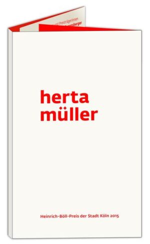 Der Heinrich-Böll-Preis ist die höchste u. renommierteste Auszeichnung, die von der Stadt Köln vergeben wird. Im Gedenken an den Kölner Ehrenbürger u. Literaturnobelpreisträger Heinrich Böll, verleiht die Stadt seit 1985 den nach ihm benannten Preis für herausragende schriftstellerische Leistungen der deutschsprachigen Literatur.Zum ersten Mal in der Geschichte des städtischen Literaturpreises kann die Preisverleihung im Rahmen der Schriftenreihe des Literatur-in-Köln-Archivs (LiK) u. des Heinrich-Böll-Archivs der Stadtbibliothek Köln dokumentiert werden. Die Publikation beinhaltet neben den vorgetragenen Reden die gekürzte Fassung eines Gesprächs, das Herta Müller und Ernst Wichner am Vortag der offiziellen Preisverleihung in der Kölner Zentralbibliothek führten. Einfühlsam erzählt die Autorin über ihre literarischen Anfänge in Rumänien u. über das Leben in der Diktatur, darüber hinaus gewährt sie Einblick i. den Schreibprozess u. erläutert die Vorgehensweise beim Sammeln u. Bewahren von gefundenen und geschenkten Wörtern sowie deren Transformation in komplexe literarische Miniaturen. Bereichert wird der Band durch Gedichtcollagen von Herta Müller, die von der Preisträgerin eigens für diese Publikation unter dem Titel Heimwehgift zusammengestellt wurden.