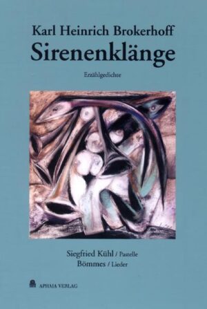 Mit "Sirenenklängen" ist drei Künstlerfreunden ein heiteres und zugleich nachdenklich stimmendes Buch zum ewigen Thema Verführung, Liebelei und Liebe gelungen. Dabei wird die Intension des APHAIA VERLAGs vom Zusammenspiel der Künste in idealer Weise erfüllt: Karl Heinrich Brokerhoff bringt seine Erzählgedichte ein, die nicht nur erhellende Partikel unserer Wirklichkeit in das Parlando seiner lyrischen Sprache verwandeln, sondern auch die halbvergessenen Wahrheiten von Mythen und Märchen. Siegfried Kühl stellt aus seinem Pastell-Zyklus "Sirenen", mit dem er den Anstoß für das Projekt gab, auch farbstarke Blätter zur Verfügung. - Arbeiten, die auf wenige Formelemente reduziert, die an die Homerische Szenerie erinnern. Bömmes schließlich der Liedermacher, bietet als Dritter im Bunde seine handgeschriebenen Notenseiten von subtilen Vertonungen Brokerhoff'scher Liedertexte. Es ist ein stauneneswertes kleines Gesamtkunstwerk entstanden.