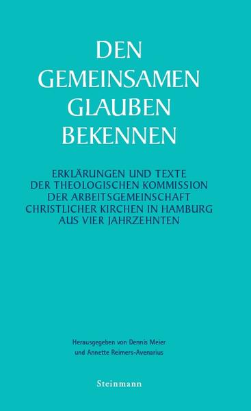 Die Arbeitsgemeinschaft Christlicher Kirchen in Hamburg hat vor mehr als vierzig Jahren eine „Theologische Kommission“ eingerichtet. Sie setzt sich zusammen aus Vertretern und Vertreterinnen fast aller Konfessionen, Kirchen und Gemeinden, die zur ACK in Hamburg gehören. Dieses Gremium pflegt in den viermal jährlich stattfindenden Sitzungen und beim jährlichen Ökumenischen Studientag der ACKH das ausführliche Gespräch über zentrale theologische Themen. Ziel ist es, jeweils den Ertrag in eine Erklärung zu fassen, die veröffentlicht wird. Diese Erklärungen sind der Versuch, Theologie verständlich in heutige Sprache und heutiges Verstehen zu übersetzen und in den kirchlichen und gesellschaftlichen Diskurs einzubringen. Sie wollen und können keine verbindliche Lehrmeinung sein. Dafür hat die Kommission kein Mandat und kein Recht. Verbindlichkeit haben die Gesprächsergebnisse aber insofern, als sie aus der persönlichen Verbindlichkeit des eigenen Glaubens und aus der Verbundenheit mit Christus, dem Haupt der Kirche, gewagt werden. In diesem Sinne sind sie Einladungen und Anstöße zum Nachdenken und wollen den Leserinnen und Lesern Mut machen, die Kernfragen des christlichen Glaubens auch persönlich zu beantworten. Die Zielgruppe ist offen und weit. Angesprochen werden sollen besonders Interessierte, Fragende, Suchende und Zweifelnde. Der Herausgeberkreis wünscht den Lesenden dieser Quellensammlung interessante Einblicke in das ökumenische Leben in Hamburg und bereichernde Einsichten über den Glauben, der uns Christinnen und Christen eint.