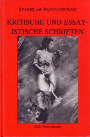 Der vorliegende Band der Przybyszewski-Studienausgabe versammelt nahezu vollständig die in deutscher Sprache erschienenen essayistischen, journalistischen und kritischen Schriften des „genialen Polen“. Hinzu kommen noch drei Texte, die die Herausgeber Jörg Marx und Anna Stroka eigens für diesen Band aus dem Polnischen ins Deutsche übertragen haben. Vier des Essays erschienen zwischen 1897 und 1917 eigenständig in Buchform. Zudem werden hier viele Texte seit der Erstveröffentlichung zu Lebzeiten des Dichters erstmals wieder zugänglich gemacht und lassen den Denker und Kunsttheoretiker Przybyszewski in den Vordergrund treten.