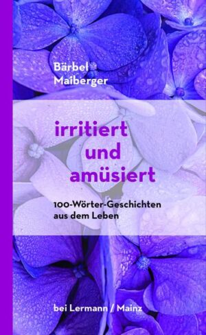 Literarische Kategorie: Geschichten aus 100 Wörtern. Bewusst knapp erzählte Beobachtungen und Ereignisse, mit oft unerwartetem Ende, amüsierend oder anregend zu mitfühlenden Emotionen.