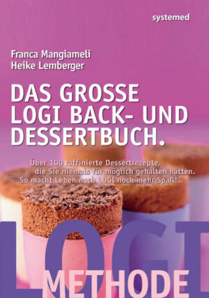 Nachtisch? Aber LOGI! Schwelgen ohne Weißmehl und Konsorten … Wer hätte das gedacht - Dr. Nicolai Worms Ernährungsrevolution macht auch nach dem Hauptgericht nicht halt. Das große LOGI-Back- und Dessertbuch der beiden Erfolgsautorinnen Franca Mangiameli und Heike Lemberger ist eine Offenbarung für Naschkatzen, die gerne nach LOGI leben. Über 120 köstliche Süßspeisen von A wie Apfelkücherl bis Z wie Zabaione. Ohne Weißmehl, Extrakohlenhydrate und Zucker - dafür mit viel Fantasie, Geschmack und niedriger GL. Heiß aus dem Ofen oder eiskalt gerührt. Ein absolutes Muss für alle LOGI-Fans.