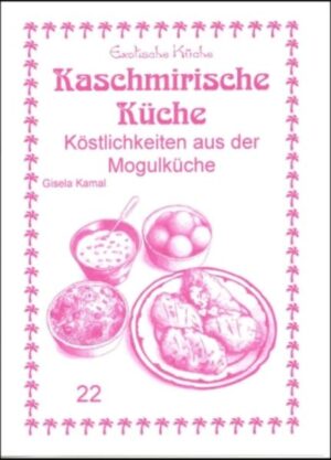 In der kaschmirischen Küche ist der Moguleinfluss spürbar. Die Gerichte sind sahnig, relativ mild gewürzt und mit Nüssen und Safran verfeinert. Aus der Mogul-Küche stammt das Korma, eine Kreation mit duftenden Gewürzen und Mandeln. Hühner-Korma ist wohl das bekannteste Gericht dieser Zubereitungsart. Korma, Kofta und Roghan Josh, ein kräftiges Fleischcurry gehören zu den beliebtesten Gerichten in Kaschmir. Hülsenfrüchte werden oft gegessen, sie begleiten fast jede Mahlzeit. Eine Reihe von Broten, vervollständigen ein typisches Mahl.