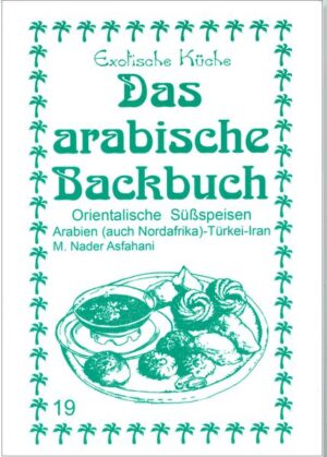 Orientalische Süßspeisen aus Arabien, der Türkei und dem Iran Rezepte mit Teigfäden, Nussschnitten, gefüllte Teigfladen, Käse mit Grieß, Weizenpudding, syrische Datteln, Milchreis, Grießpudding mit Pinienkernen, iranische Halwa… und noch mehr verführerische, süße Speisen aus dem Orient. Die Rezepte mit über 200 Bildern sind leicht nach zu backen und zu kochen.