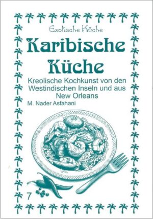 Afrika, China, Indien, Portugal, England und viele andere Länder haben die karibische Küche beeinflusst. Aus Afrika kamen die Hülsenfrüchte, Wurzelgemüse, zum Beispiel Yam, Kochbananen,…. und aus China die Gewürze und der Wok. Die Fladenbrote stammen aus Indien. All die Zutaten und die verschiedenen Kulturen haben sich zu leckeren Gerichten entwickelt. Mit diesem Kochbuch möchten wir unseren Lesern die Karibische Küche schmackhaft machen.