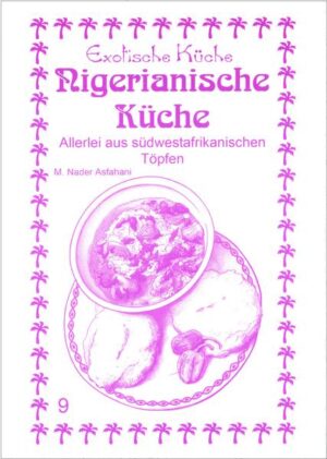 Die Besonderheit der nigerianischen Küche besteht in der raffinierten Zubereitung der Speisen. Ob Fura (Hirsebällchen), Dakura (Erdnussbällchen), Alapa (Pfeffersuppe), Edesi Isip (Kokosnussreis), Ebubu Fulo (Fisch mit Bananenpüree), Spinat mit Melonenkernen oder Salate und Süßspeisen sind besondere und sehr interessante Gerichte, die Afrika näher nach Europa bringen